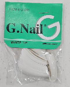White Nail Tips for all Sizes (24pcs)