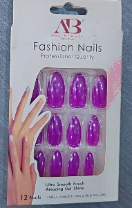 Press- On Nails Purple
