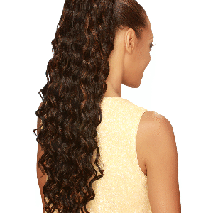 MISS OCEAN WAVE DRAWSTRING PONYTAIL