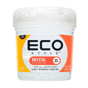 Eco Krystal Styler Styling Gel For All Hair Types, 8 Oz