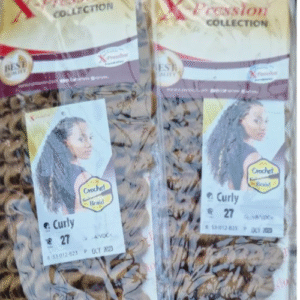 Curly Xpression crochet braid 27
