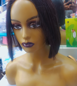 Bob black wig