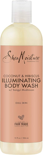 Shea Moisture coconut $ hibiscus illuminating body wash