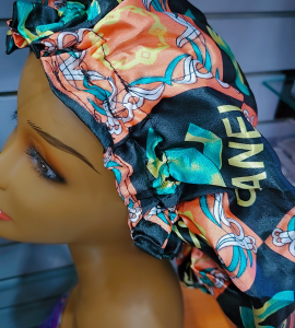 Satin Bonnet  Sleep Cap 03