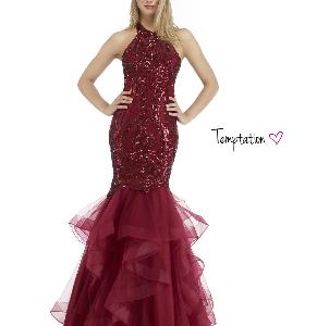Temptation 8032 Size 2/8/12 Red