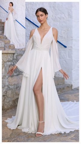 Sophia Tolli Y3181 size 8 Ivory