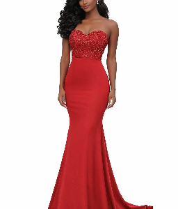 Jadore evening J7065 size 12 Red