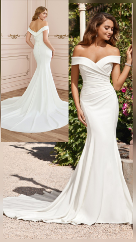 Sophia Tolli Y22045 Ivory size 14