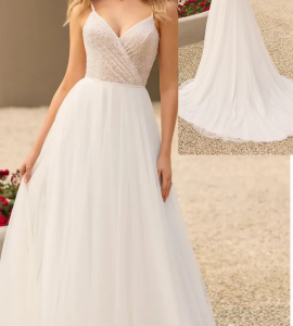 Sophia Tolli size 14 Y3141 Ivory