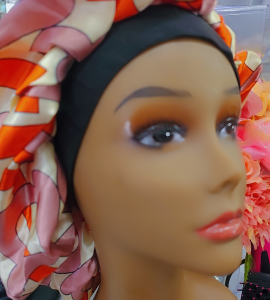 Satin Bonnet Sleep Cap 023