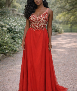 Envious Couture Prom 15122 size 10 Red