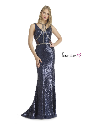 Temptation 8028 size 6 navy