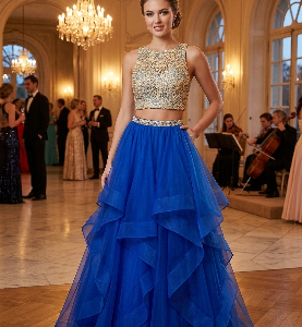 Ellie wilde size 10 Royal blue