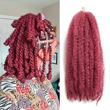 Triple Afro Twist Braid color burg